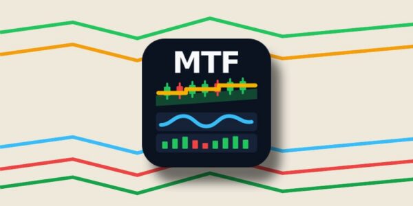 Multi Timeframe Indicator Suite logo over five timeframe traces